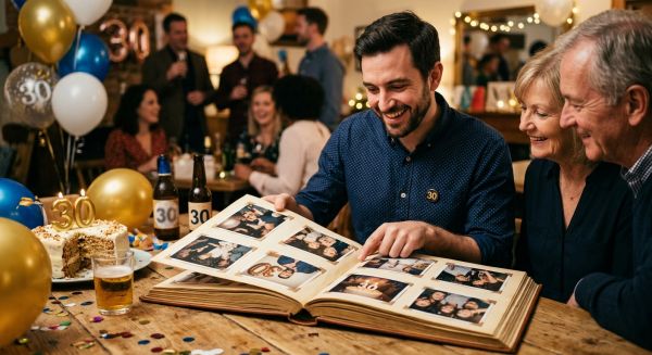Album photo anniversaire homme : souvenir de ses 30 ans