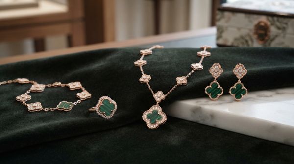 Découvrez nos bijoux raffinés en style trèfle