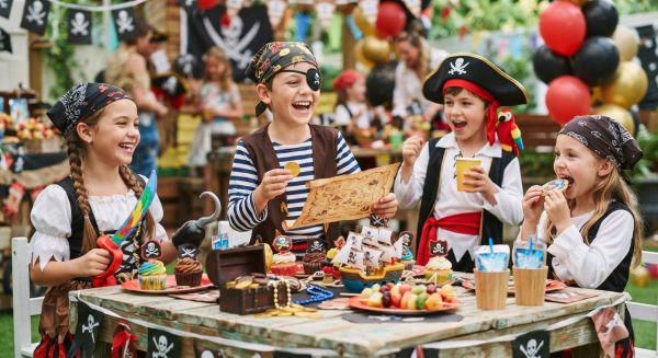 Pimenter les goûters d'anniversaire avec un déguisement pirate