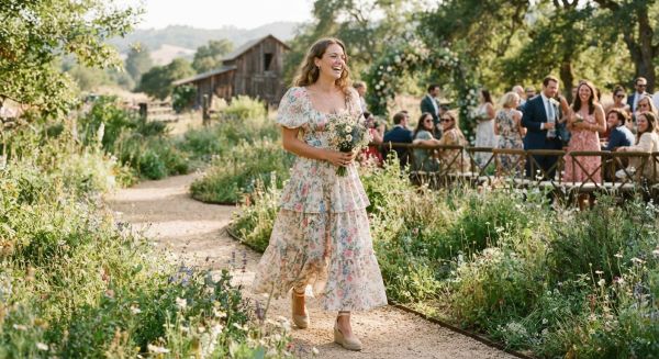 Porter une robe champêtre à un mariage : se démarquer des autres ?